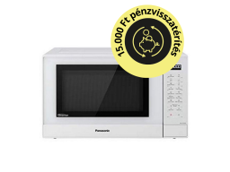 Panasonic NN-GT45KWSUG Inverteres, grillezős mikrohullámú sütő, nagy 31 literes - CASHBACK