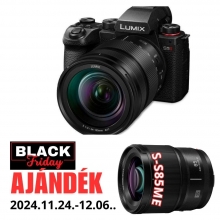 LUMIX DC-S5M2ME  Full-frame, tükör nélküli készülékváz +R24105 optika - 2024BF