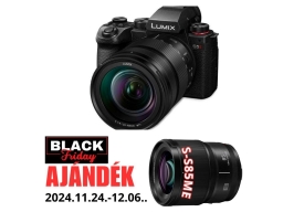 LUMIX DC-S5M2ME  Full-frame, tükör nélküli készülékváz +R24105 optika - 2024BF