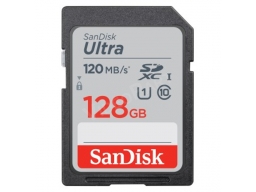 SanDisk SDHC ULTRA kártya 128GB, 120MB/s, CL10, UHS-I