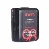 SWIT PB-M98S, mini V-lock akkumulátor, 98Wh, D-tap csatlakozó, USB aljzat, SONY / RED power info