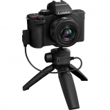 LUMIX DC-G100DVEGK, 4K MFT MILC fényképezőgép videobloggerek és tartalomkészítők számára H-FS12032 objektívvel és DMW-SHGR1 állvány-markolattal