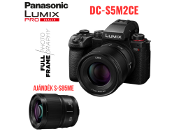 LUMIX DC-S5M2CE FullFrame, 4K váz  - S-S50 optika