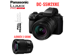 LUMIX DC-S5M2XKE FullFrame,4K fényképezőgép váz + R2060