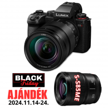 LUMIX DC-S5M2ME  Full-frame, tükör nélküli készülékváz +R24105 optika - 2024BF