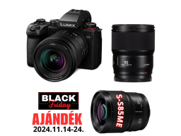 LUMIX DC-S5M2WE Full-frame, tükör nélküli készülékváz +R2060 +S50 optika - 2024BF