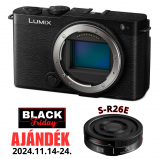 LUMIX DC-S9E-K Full-Frame kompakt fényképezőgép váz - koromfekete - 2024BF