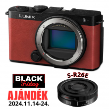 LUMIX DC-S9E-R Full-Frame kompakt fényképezőgép váz - bíborvörös - 2024BF