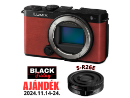 LUMIX DC-S9E-R Full-Frame kompakt fényképezőgép váz - bíborvörös - 2024BF