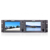 SWIT M-1073H Dual 7-inch FHD Rack LCD Monitor 